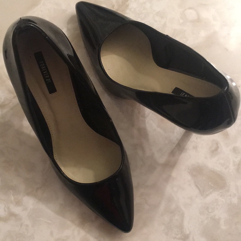 Black high heels
